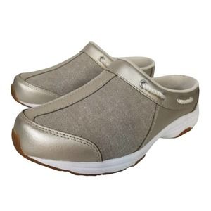 WOMEN`S EASY SPIRIT SLIP ON ATHLETIC SNEAKERS SIZE‎ 7. 5 M NATURAL TRAVELPORT20